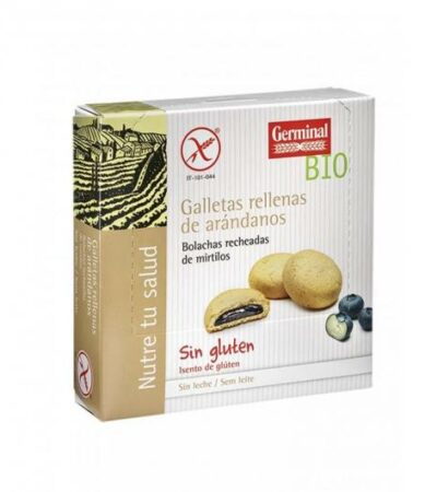 Galletas Rellenas De Crema De Arandanos Bio Sin Gluten Germinal 200 GR.