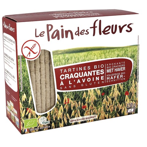 Our organic gluten-free toasts - Le Pain des Fleurs