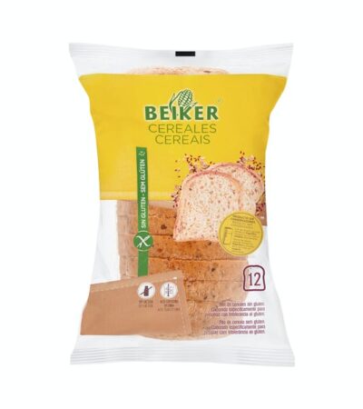 Хлеб нарезанный, без глютена, мультизерновой, Beiker-Mercadona